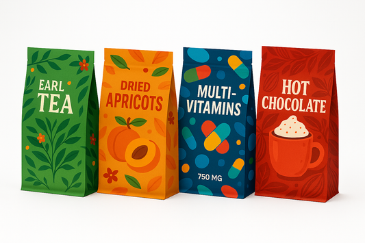 Digitally Printed Side Gusset Pouches